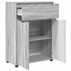 vidaXL Cabinet de salle de bain Gris Sonoma 72,5 x 36,5 x 100 cm