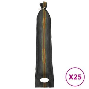 vidaXL Sacs de sable 25 pcs vert fonc&eacute; 103x25 cm PEHD