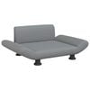 vidaXL Lit pour chien gris clair 70x45x28 cm tissu