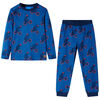 Pyjamas enfants manches longues p&eacute;trole 128