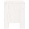 vidaXL Tabourets de jardin lot de 2 blanc 40x36x45 cm bois massif pin
