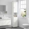 vidaXL Ensemble d'armoire de salle de bain avec stockage TULUM Blanc