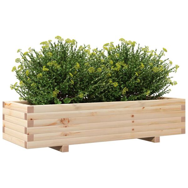 vidaXL Jardini&egrave;re 110x40x26,5 cm bois de pin massif