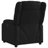 vidaXL Fauteuil de massage inclinable électrique noir similicuir