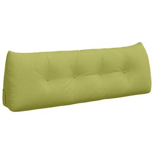 vidaXL Coussin de Dos Vert clair 140 x 24 x 50 cm tissu