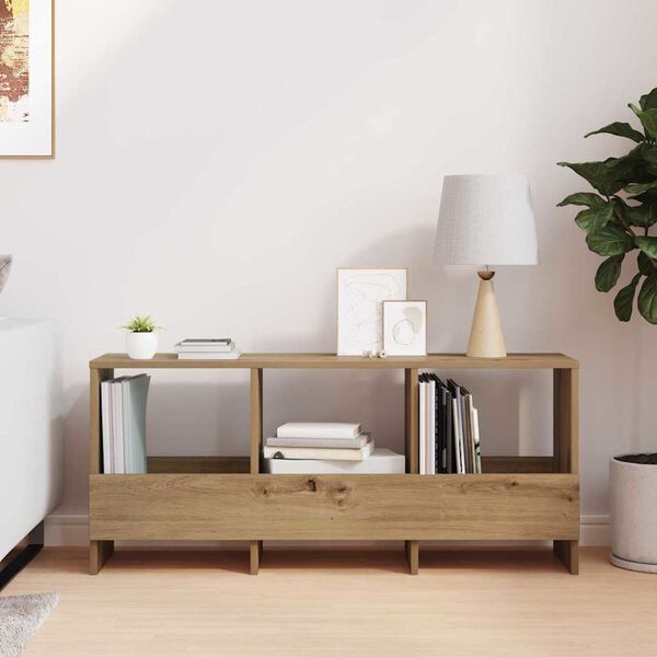 vidaXL &Eacute;tag&egrave;re &agrave; magazines Ch&ecirc;ne artisanal 102 x 30 x 45 cm