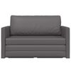 vidaXL Canap&eacute;-Lit 110cm Gris Simili cuir