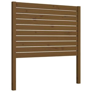 vidaXL T&ecirc;te de lit Marron miel 106x4x100 cm Bois massif de pin