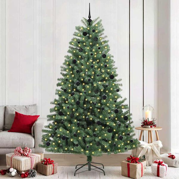 vidaXL Sapin de No&euml;l Artificiel &agrave; Branches Articul&eacute;es Vert 240 cm