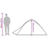 vidaXL Tente de camping &agrave; d&ocirc;me 4 personnes tissu occultant imperm&eacute;able