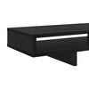vidaXL Support de moniteur Noir 100 x 27 x 13 cm Bois d'ingénierie