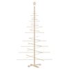 vidaXL Arbre de No&euml;l en bois pour d&eacute;coration 180 cm bois massif de pin
