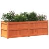 vidaXL Jardini&egrave;re cire marron 150x50x50 cm bois de pin massif