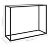 vidaXL Table console Transparent 100x35x75 cm Verre trempé