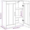 vidaXL Armoire murale suspendue chêne artisanal 69,5x34x90 cm