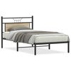 vidaXL Cadre de lit sans matelas ch&ecirc;ne sonoma 107x203 cm