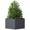 vidaXL Jardini&egrave;re anthracite hexagone 104x90x45 cm acier