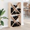 vidaXL Étagère à vin 2 pcs Naturel 62 x 25 x 62 cm Pin massif