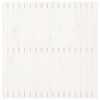 vidaXL T&ecirc;te de lit murale Blanc 108x3x110 cm Bois massif de pin