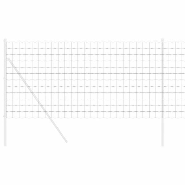 vidaXL Cl&ocirc;ture hexagonale Argent&eacute; 1,2 x 50 m Acier galvanis&eacute;