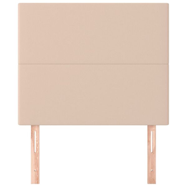 vidaXL T&ecirc;te de lit Cappuccino 80x5x118/128 cm Similicuir