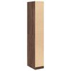 vidaXL Garde-robe ch&ecirc;ne marron 30x50x200 cm bois d'ing&eacute;nierie
