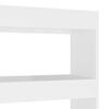 vidaXL Bibliothèque/Séparateur de pièce Blanc 100x30x135 cm