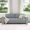 vidaXL Canap&eacute; 3 places Gris clair 180 cm Tissu