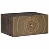 vidaXL Table de chevet faite main Marron caf&eacute; 40 x 30 x 20 cm