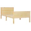 vidaXL Cadre de lit sans matelas bois de pin massif 90x200 cm