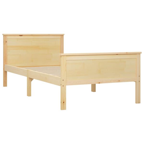 vidaXL Cadre de lit sans matelas bois de pin massif 90x200 cm