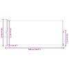 vidaXL Auvent lat&eacute;ral r&eacute;tractable de patio 220x500 cm Rouge