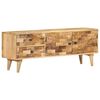 vidaXL Meuble TV 120x30x45 cm Bois solide de manguier