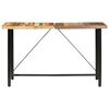 vidaXL Table de bar 180x70x107 cm Bois de récupération solide
