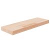 vidaXL Panneau d'&eacute;tag&egrave;re 60x20x4 cm Bois de ch&ecirc;ne massif non trait&eacute;