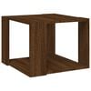 vidaXL Table basse Ch&ecirc;ne marron 40x40x30 cm Bois d'ing&eacute;nierie