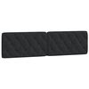 vidaXL Lit avec matelas noir 200x200 cm velours