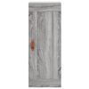 vidaXL Armoire murale sonoma gris 34,5x34x90 cm bois d'ing&eacute;nierie