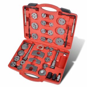 vidaXL Kit d'outils de filetage de piston d'&eacute;trier 40 pcs