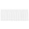 vidaXL Rideau en Dentelle Floral Blanc 120 x 400 cm Polyester