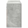 vidaXL Armoire murale de bain gris b&eacute;ton 100x25x40cm bois d'ing&eacute;nierie