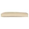 vidaXL Set de coussins de palette 2 pcs Beige 100 x 40 x 8 cm