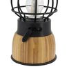 Eurotrail Lampe de camping &agrave; LED Breeze bambou noir