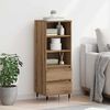 vidaXL Haut Armoire Ch&ecirc;ne artisanal 40 x 36 x 110 cm Bois d'ing&eacute;nierie