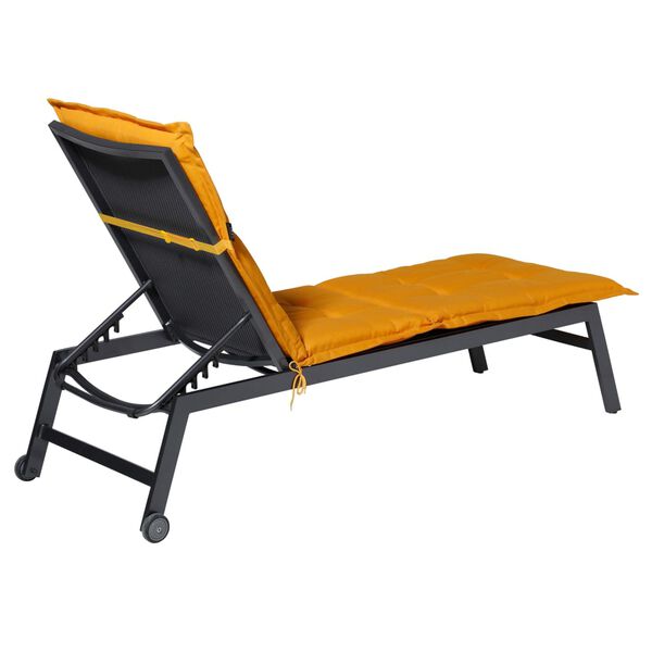 Madison Coussin de chaise longue Panama 200x60 cm Lueur dor&eacute;e