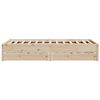 vidaXL Cadre de lit sans matelas 120x200 cm bois de pin massif