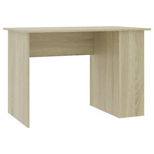 vidaXL Bureau Ch&ecirc;ne sonoma 110x60x73 cm Agglom&eacute;r&eacute;