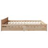 vidaXL Cadre de lit sans matelas 160x200 cm bois massif de pin