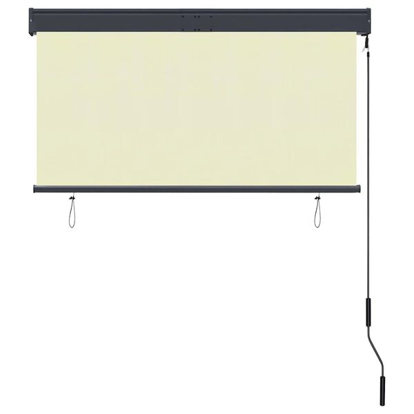 vidaXL Store roulant d'ext&eacute;rieur 120 x 250 cm Cr&egrave;me
