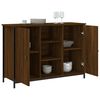 vidaXL Buffet ch&ecirc;ne marron 100x35x70 cm bois d'ing&eacute;nierie